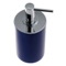 Soap Dispenser, Blue, Free Standing, Round, Resin